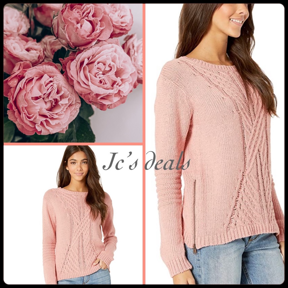 ✨ Roxy glimpse of romance sweater side zipper ✨ - Picture 2 of 5